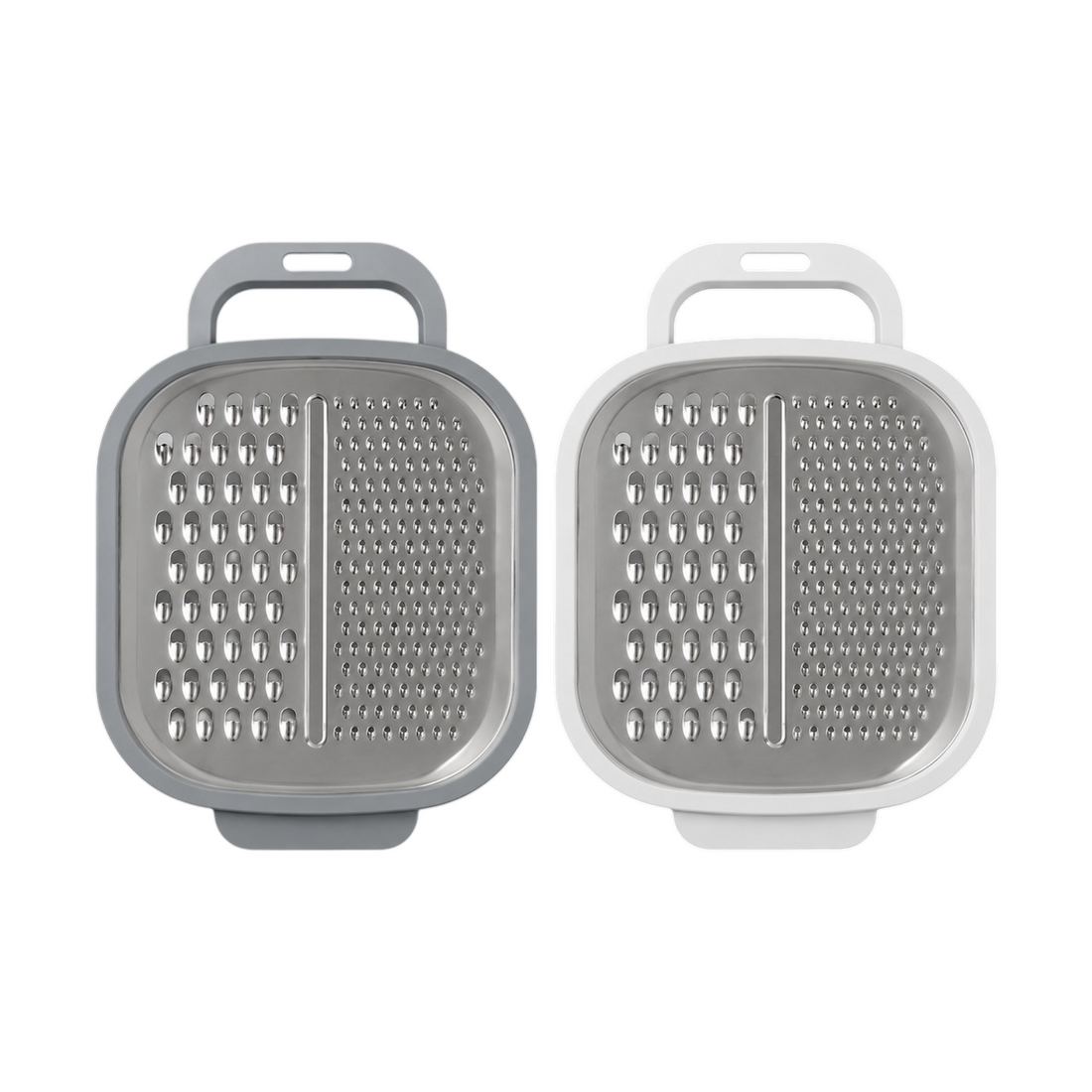 Two-Sided Kitchen Grater with Container