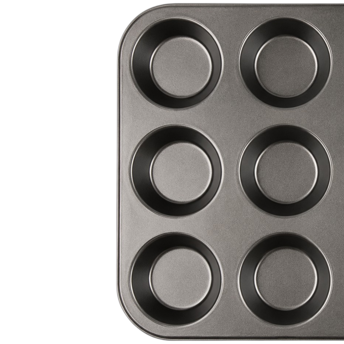 12-Cup Non-Stick Baking Tray