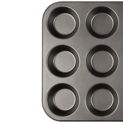 12-Cup Non-Stick Baking Tray