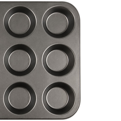 12-Cup Non-Stick Baking Tray