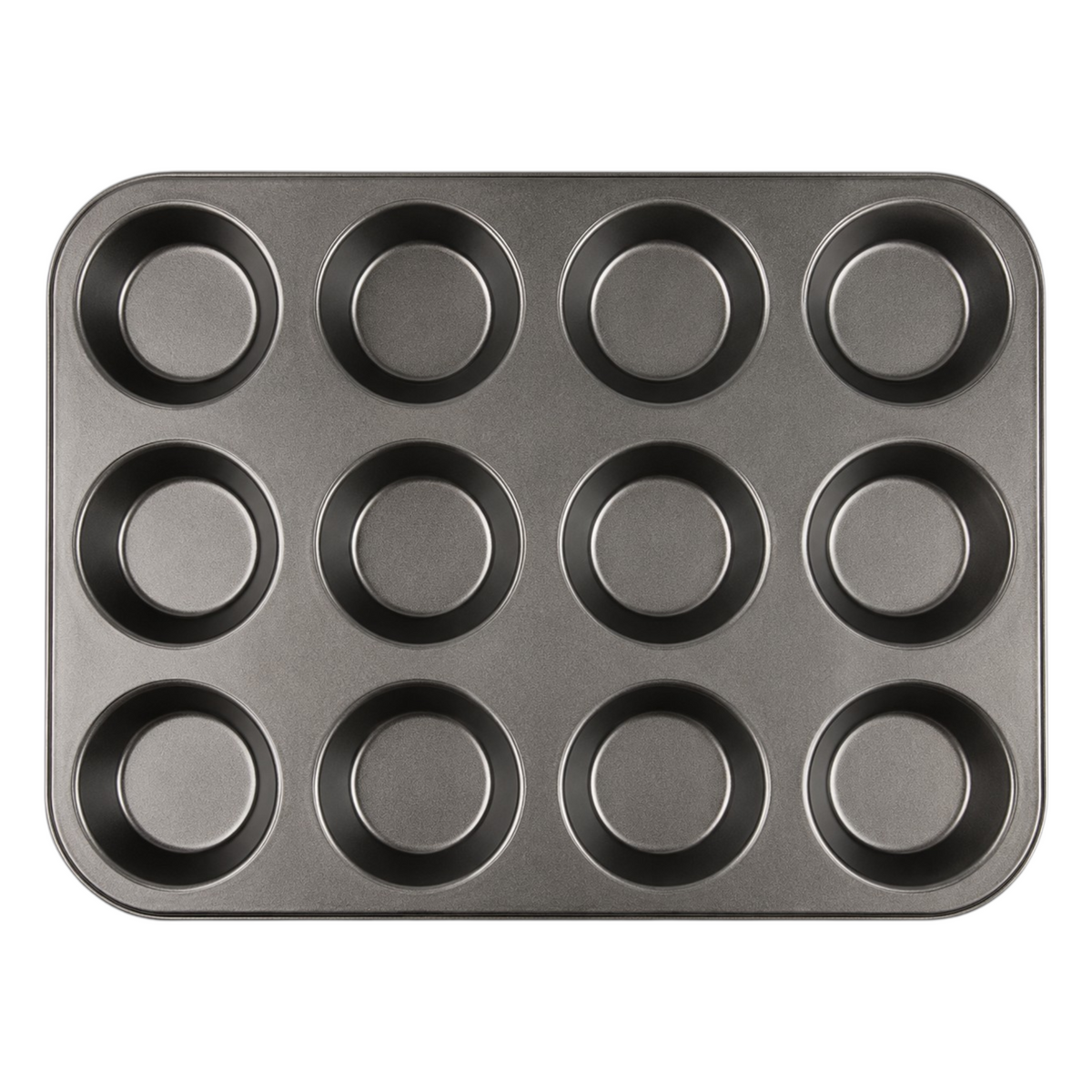 12-Cup Non-Stick Baking Tray