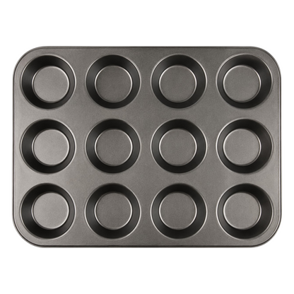 12-Cup Non-Stick Baking Tray
