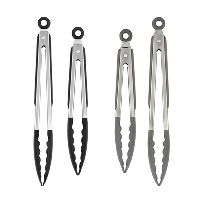 Stainless Steel Kitchen Tongs Set