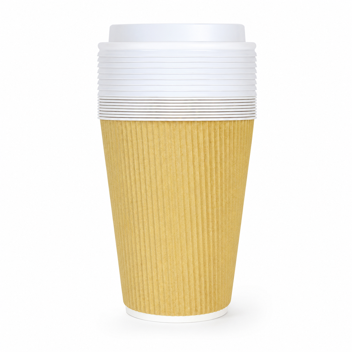 8-Piece Ripple Coffee Cup & Lid Set.