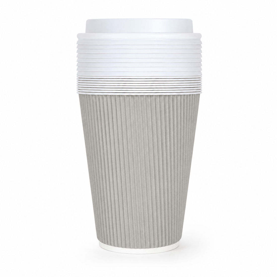 8-Piece Ripple Coffee Cup & Lid Set.