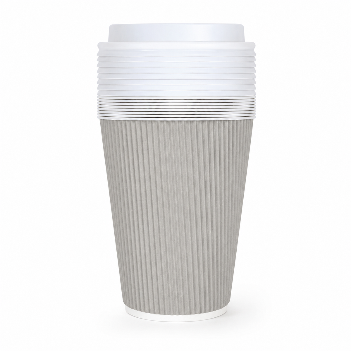 8-Piece Ripple Coffee Cup & Lid Set.
