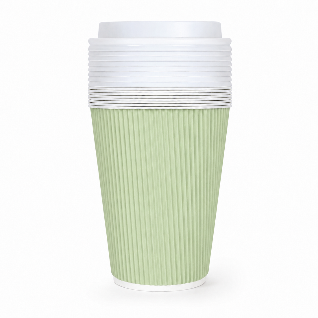 8-Piece Ripple Coffee Cup & Lid Set.
