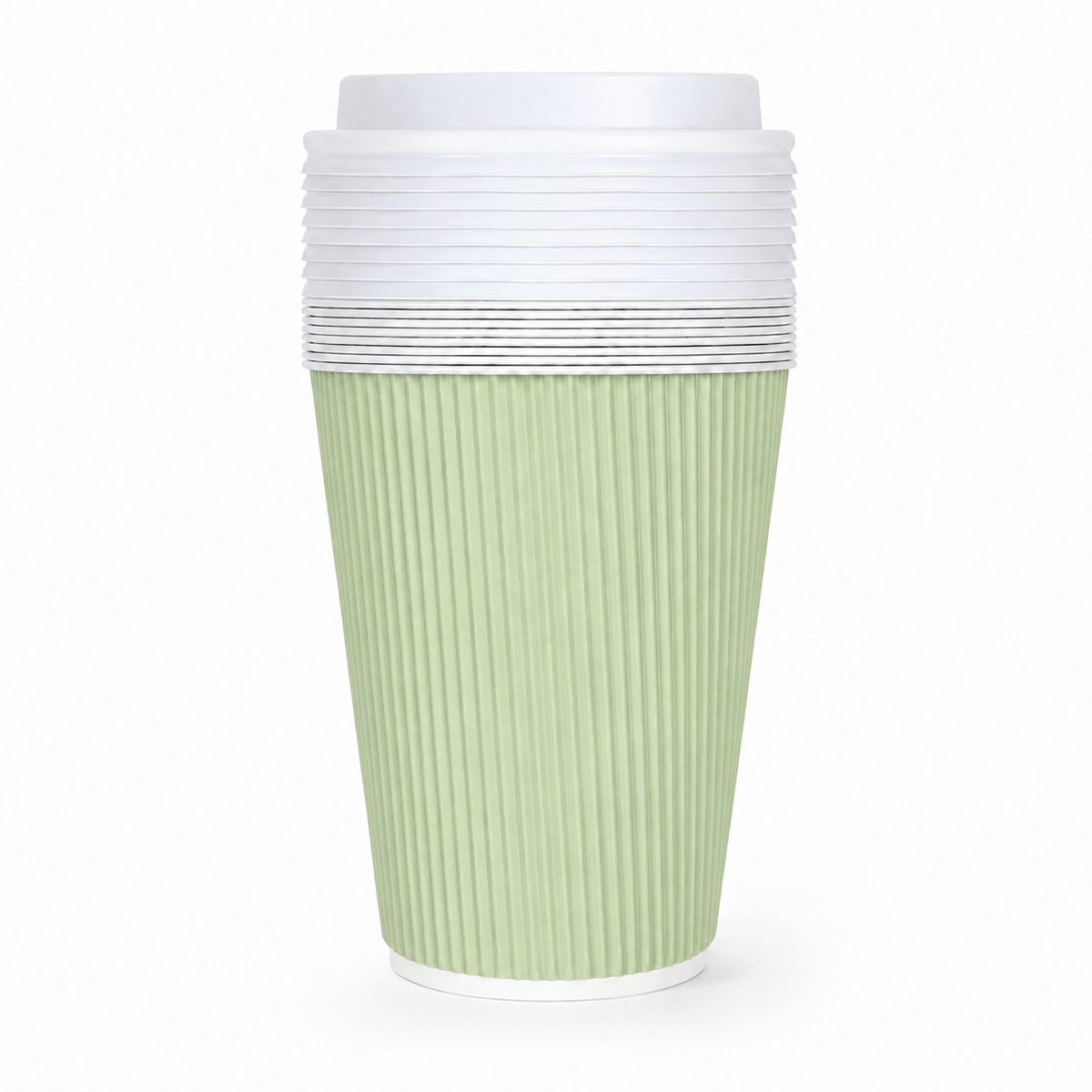 8-Piece Ripple Coffee Cup & Lid Set.
